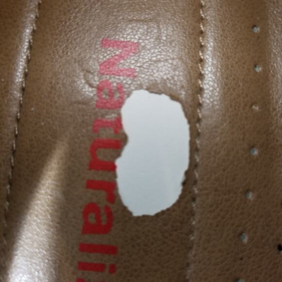 Naturalizer Women's Low Wedge Heel Black Leather Flats Size 9 - Picture 7 of 8